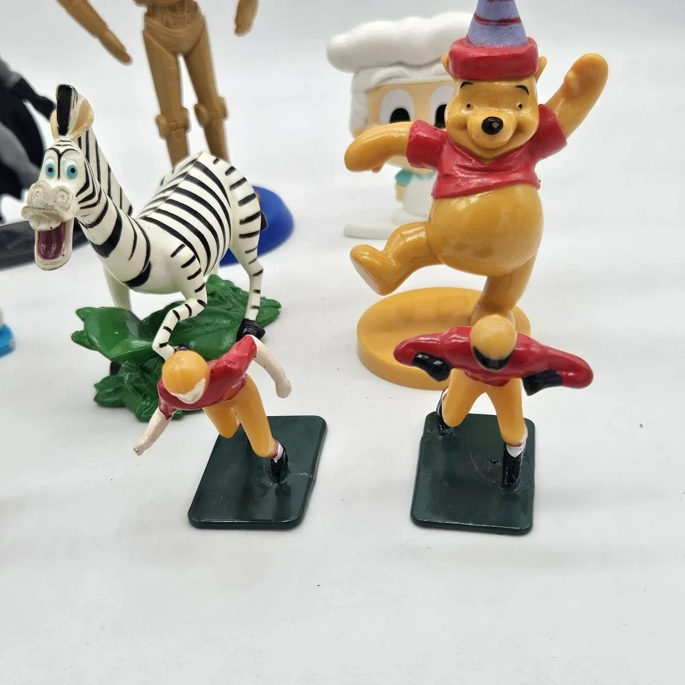 Mixed Lot of 10  PVC/ Cake Topper Figures - Star Wars, DC Comics, Disney